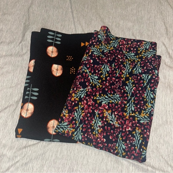 LuLaRoe Multi Color Floral Print Business Casual Pencil Skirt Set Size Small - Picture 5 of 7